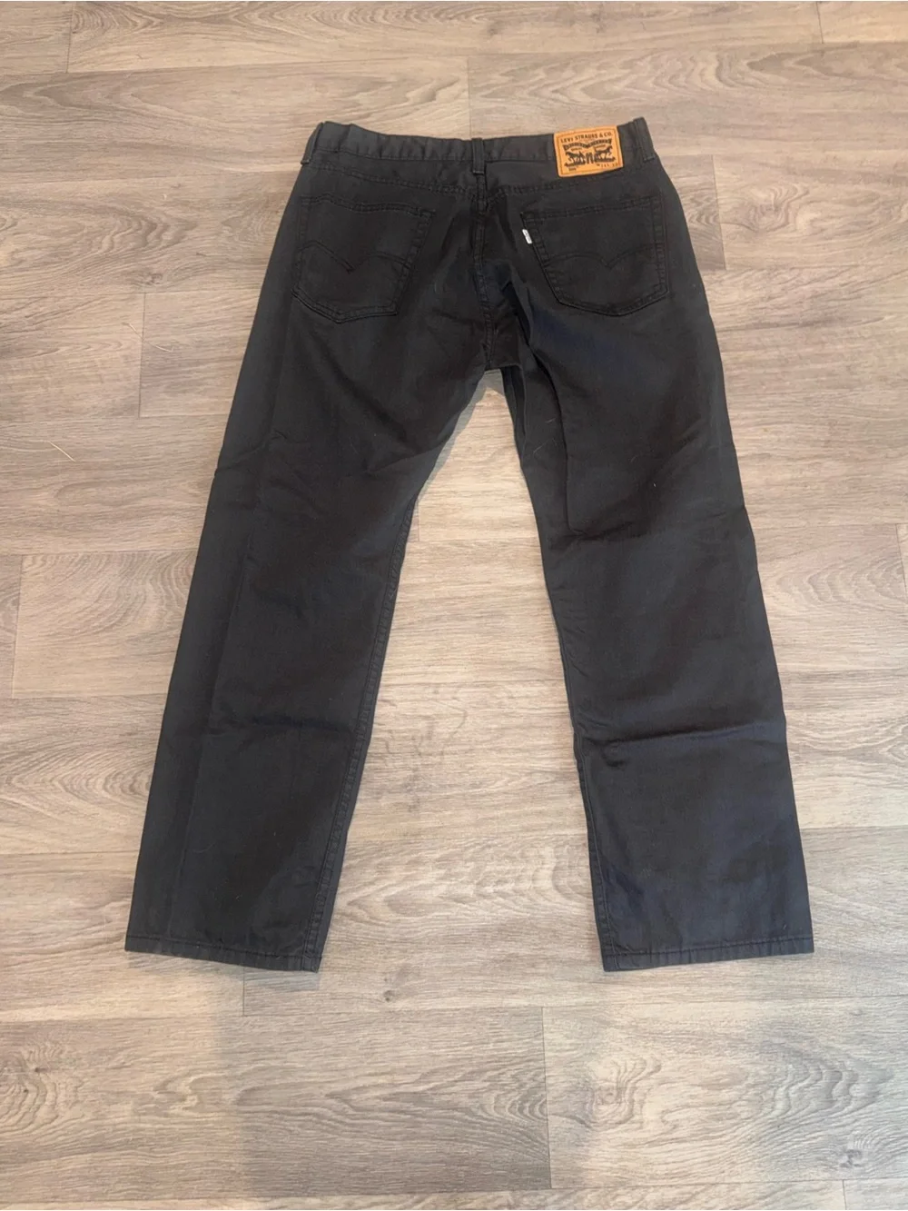Levi's Men's Black Straight-Leg Jeans